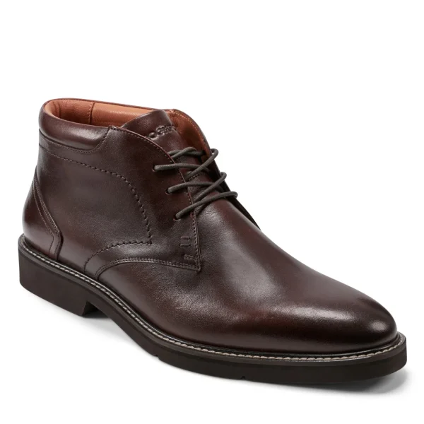Men's Flynn Lace-up Almond Toe Casual Boots